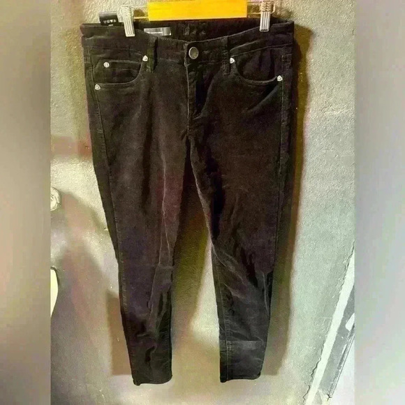 Women’s KUT From The Kloth MIA Black Toothpick Skinny Corduroy Jeans Size 8 - Picture 1 of 3